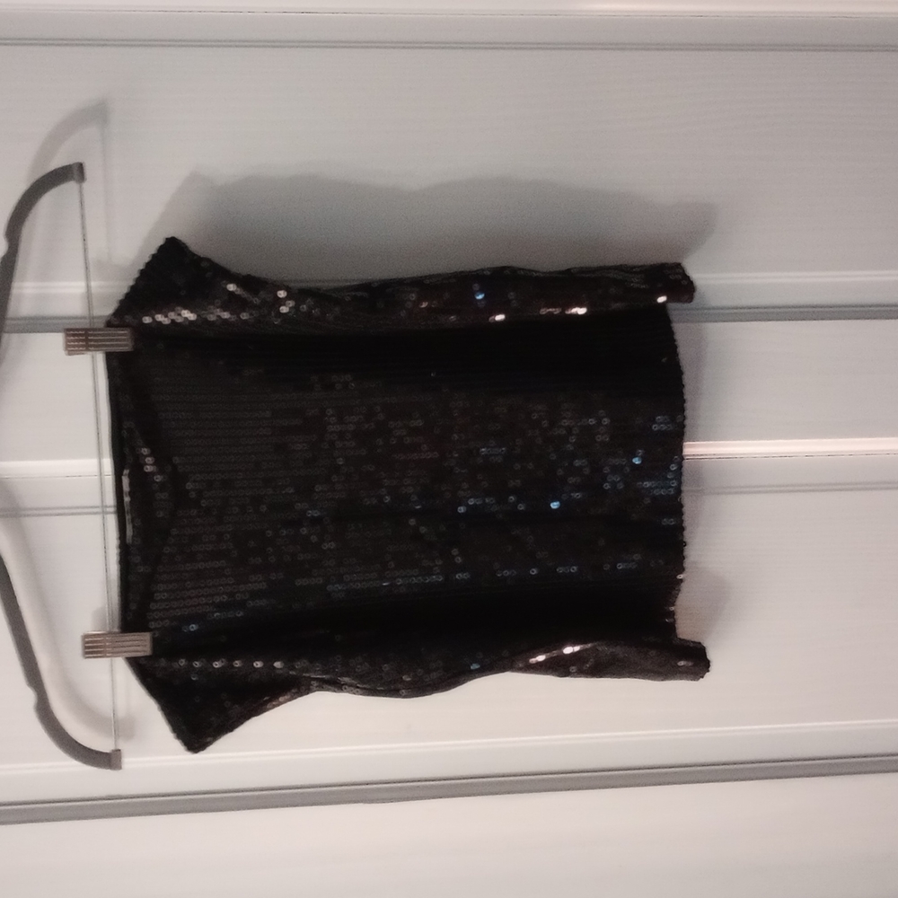 Black sequin skirt from tulle